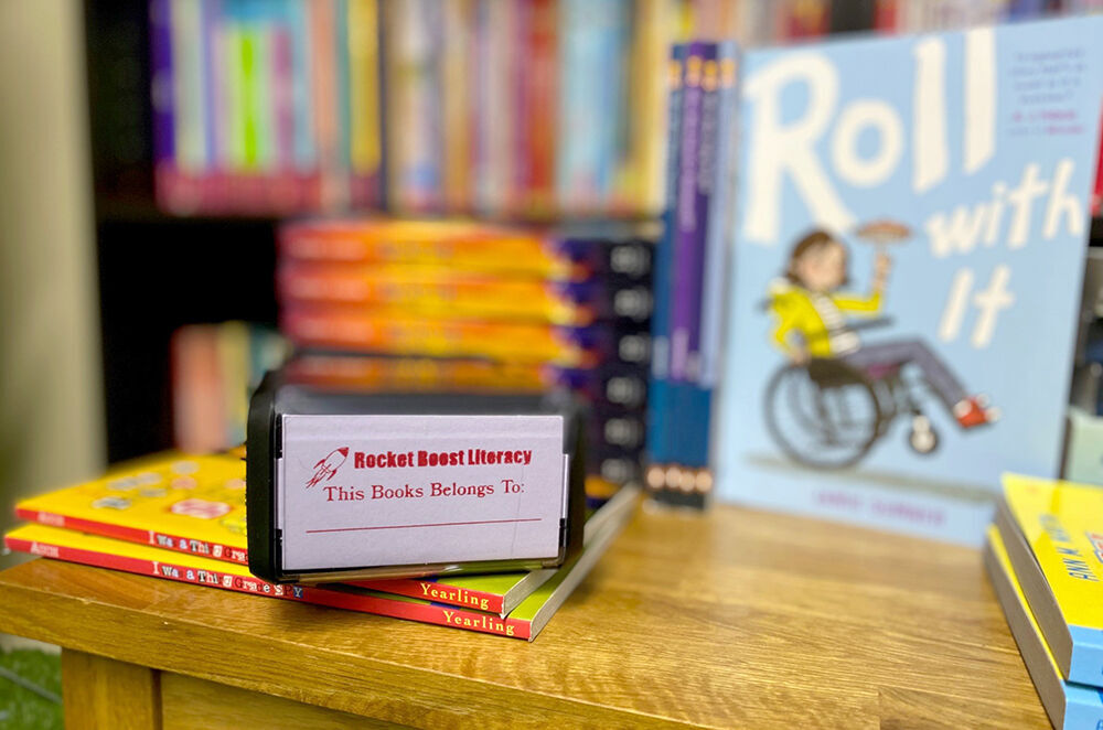 Donated book stamp